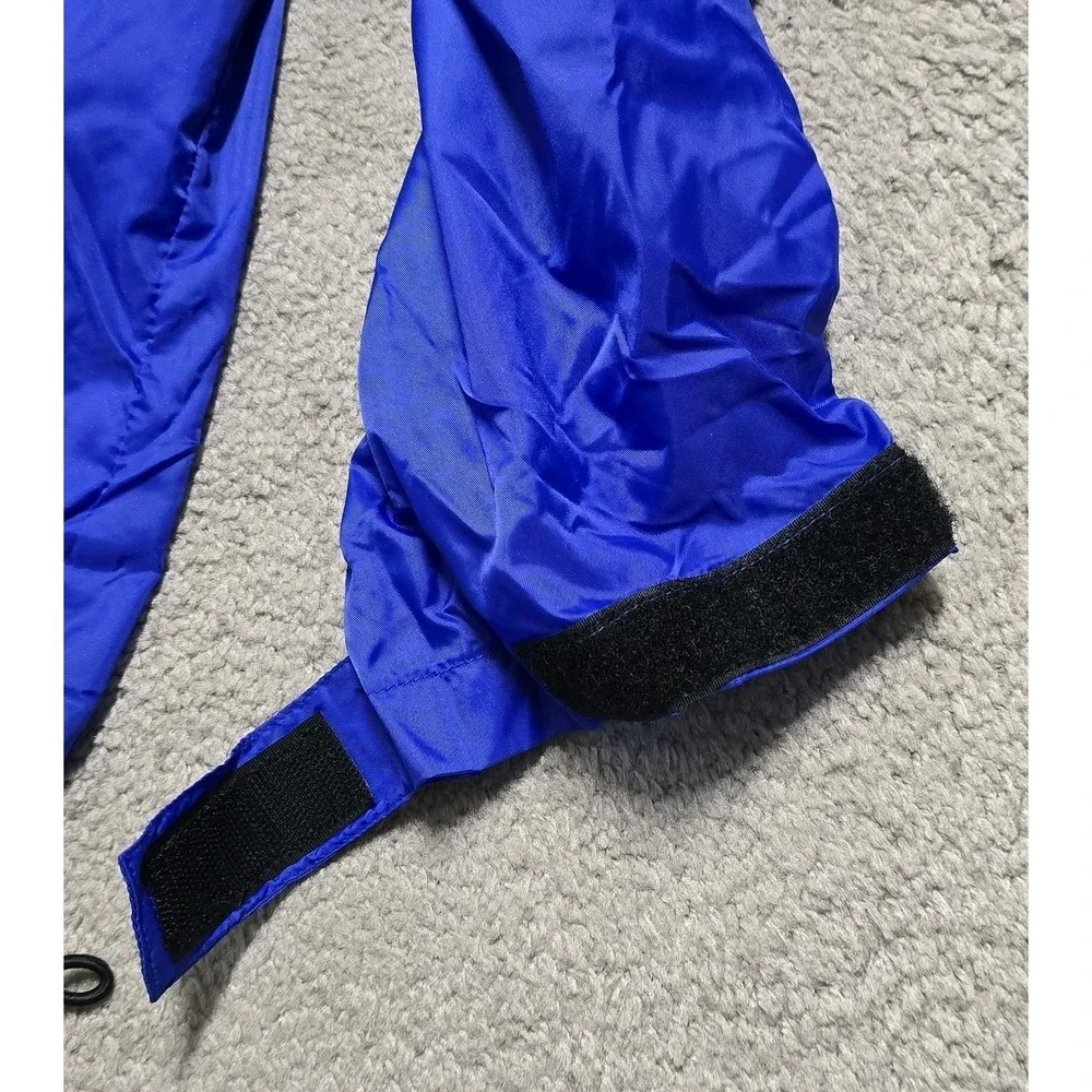 Vintage 90s REI Blue Nylon Windbreaker‎ Jacket Mens XL Hooded Full Zip Outdoor